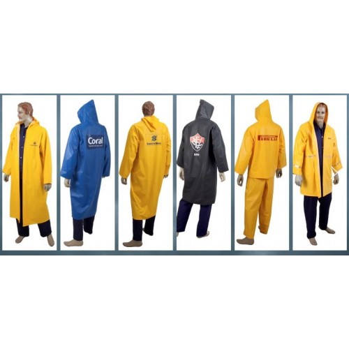 Capa de chuva durável de PVC forrado ​ personalizada - 99213-8989