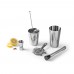 Kit de coqueteleira  com 6 peças em aço inox Personalizado  - 94043