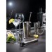 Kit de coqueteleira  com 6 peças em aço inox Personalizado  - 94043