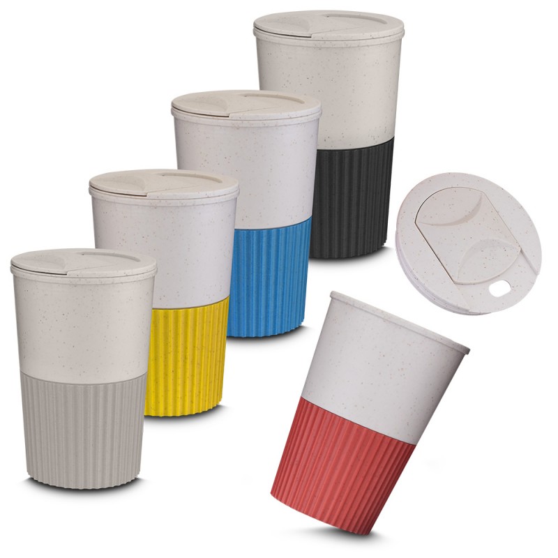 Copo Plástico em Fibra de Trigo 400ML  personalizado  - CO022