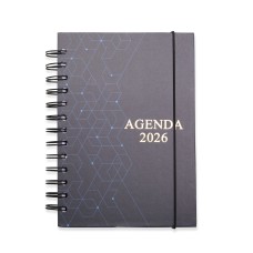 Agenda Diária 2026 Wire-O   Personalizada - 15335