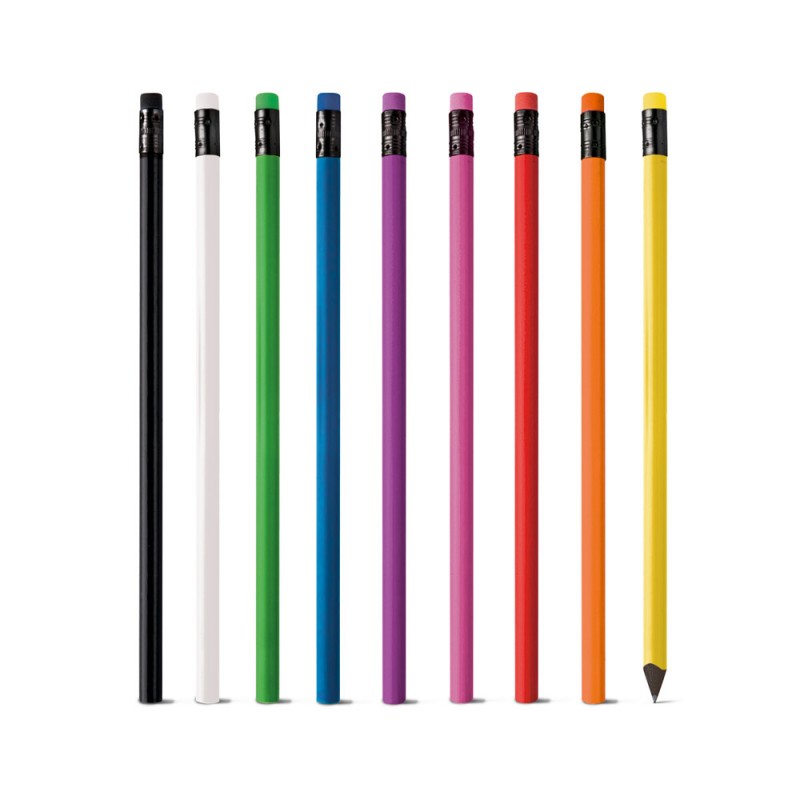 Lápis em resina 100%  com borracha personalizado - 51797
