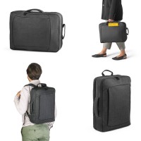 Mochila 2 em 1 para notebook 15.6" em 600D com 2 modos de transporte 14 L Personalizada - 92329