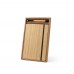 Conjunto de caderno A5 em bambu e Caneta Personalizada  -93624