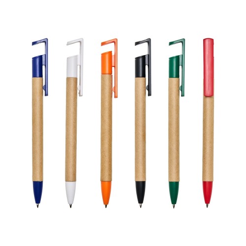 Caneta Ecológica com Suporte para Celular  Personalizada - 00016 Caneta Ecológica com Suporte para Celular  Personalizada - 00016