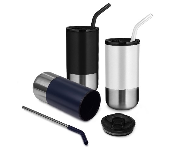 Copo Inox com Canudo 500mlPersonalizado 14997 