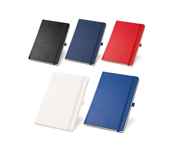 Caderno tipo moleskine 14 x 21cm  Folhas pautadas e personalizadas -93491 