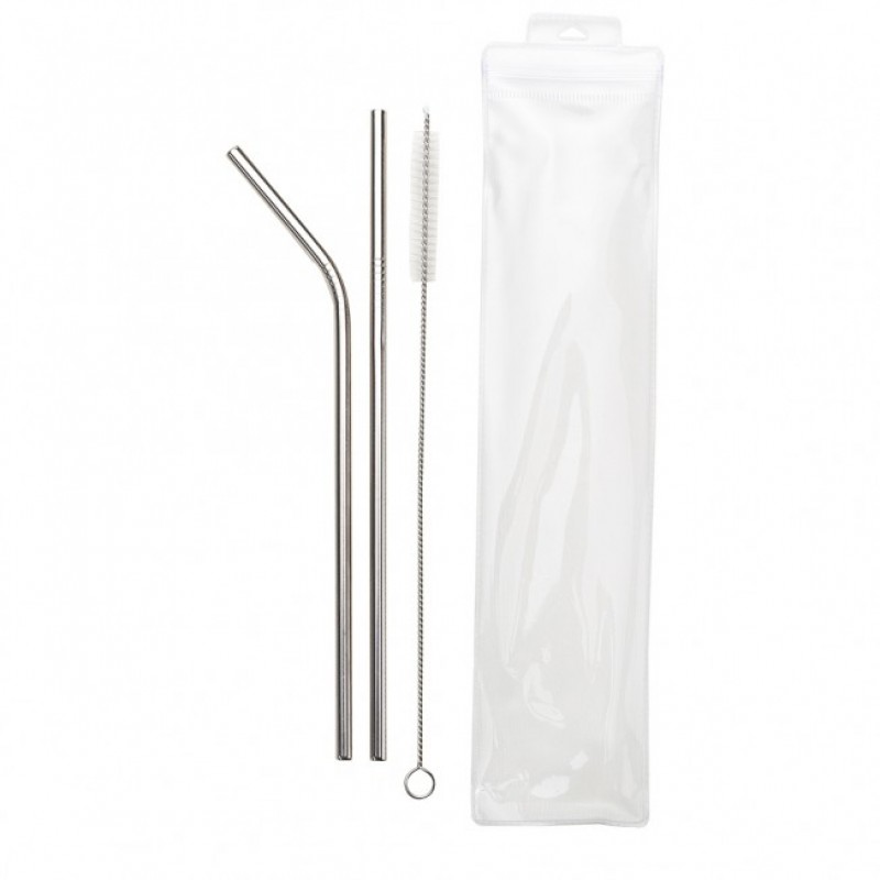 Kit Canudos e Escova de Limpeza Personalizado - 14201P(Packing)