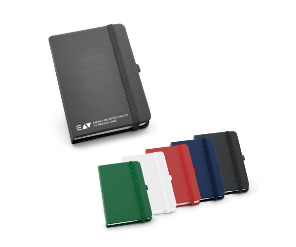 Caderno tipo moleskine 14 x 21cm personalizada -93492
