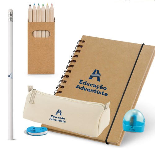 Kit escolar Ecologico personalizado  - 51932-2