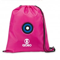 Mochila sacola Nylon  personalizada Para Outubro Rosa - 92910-887