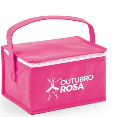 Bolsa térmica  TNT  3L Para Outubro Rosa personalizada - 98409 