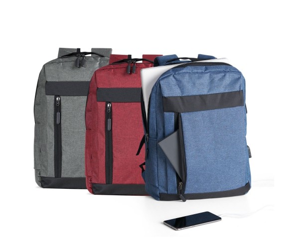 Mochila de Nylon USB 21L  Personalizada -01325B