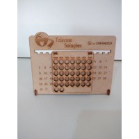 Calendário Permanente MDF com Acrílico  Personalizado - P@13856