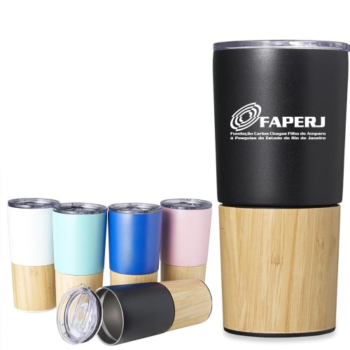 Copo Térmico Bambu 600ml  personalizado   -04084