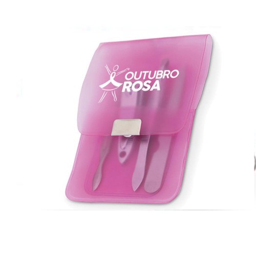 Kit de manicure personalizados para Outubro Rosa  - 94857-9