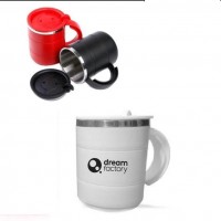 Caneca Inox e Plastica 400 ML   Personalizada   - 141883