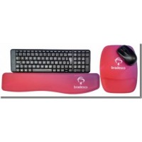 Kit de Apoio de Teclado Ergonômico  + Mouse Pad Ergonômico  Personalizado -APTEC-6