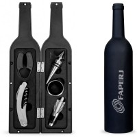  Kit Vinho Garrafa 5 peças Personalizado - 11870