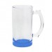 Caneca de vidro para chopp  Fundo Colorido 475 ML Personalizada  - 003447