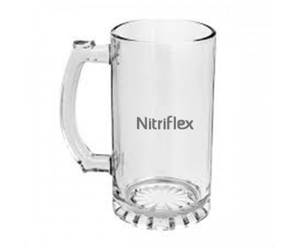 CANECA VIDRO - CHOPP - 550 ML - Vidro  Personalizada  - 000201