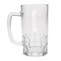 CANECA VIDRO - CHOPP - 360 ML - CRISTAL Personalizada  - 001070