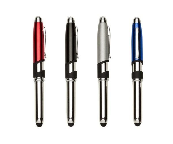 Mini Caneta Semimetal Touch com Suporte Personalizada-13423