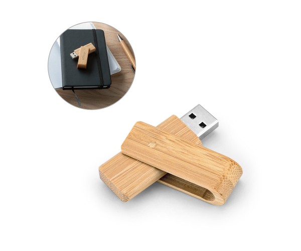 Pen Drive em Bambu 8GB Personalizado - 97539