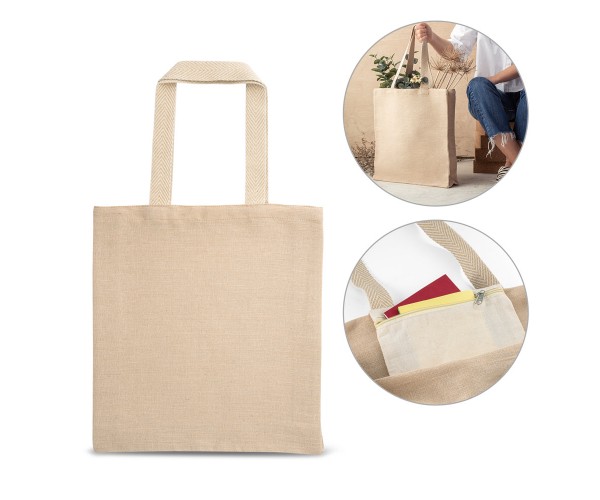 Sacola em Juco Personalizada - 92937