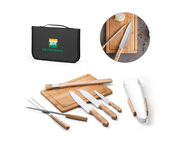 Kit Churrasco 7 Peças Personalizado - 94104