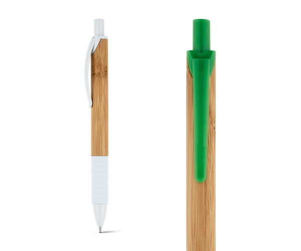 Caneta Esferográfica em Bambu Personalizado - 81153