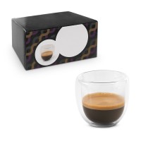 Conjunto de Café em Vidro 75ml Personalizado - 93873