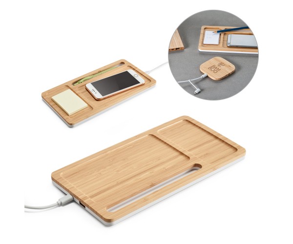 Organizador com Carregador por Indução Personalizado - 57911