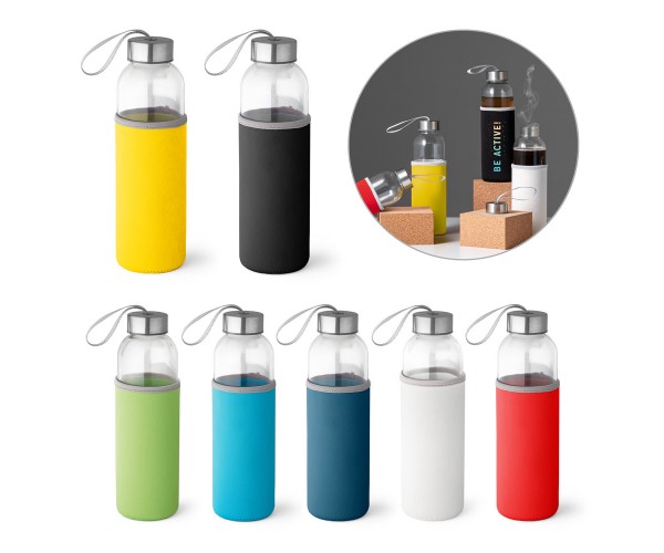 Squeeze em Vidro e Aço  520 ml Personalizado - 94646