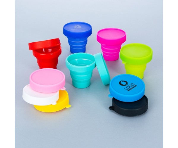 Copo Retrátil de Silicone 150ml Personalizado - 18578
