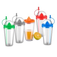 Copo Plástico Espremedor 500ml  Personalizado - 14093