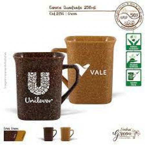 Caneca quadrada Green  250ml Personalizada _ 215G