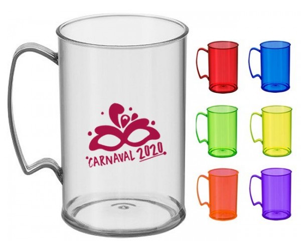 Caneca de Acrilico  400ml  Personalizada CT01-01-999