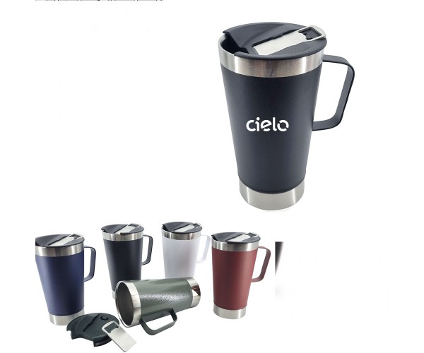 Caneca Térmica Inox com Abridor 550ml Personalizada  -04082