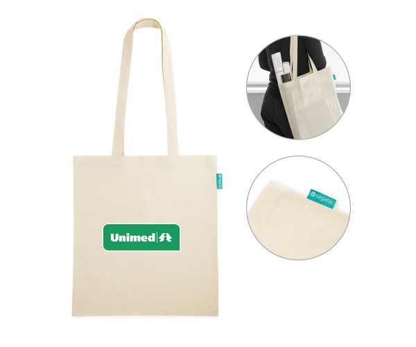 Sacola em algodão orgânico personalizada  -92932
