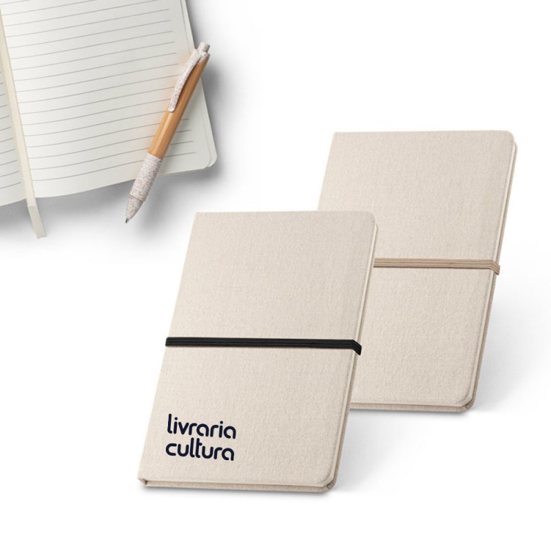 Caderno tipo moleskine 14x 21 cmc  personalizado - 93270