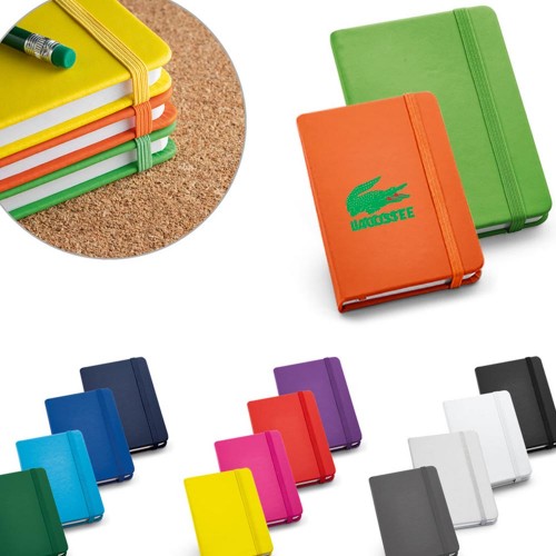 Caderno tipo moleskine 9 x 14 CMC personalizado - 93425