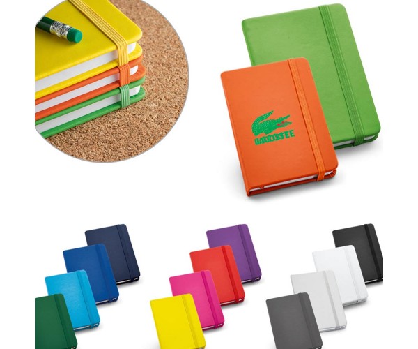 Caderno tipo moleskine 9 x 14 CMC personalizado - 93425