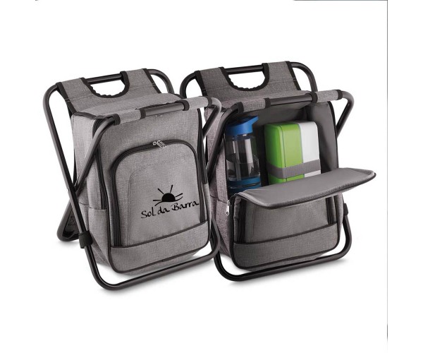 Bolsa térmica e cadeira, capacidade 10 litros  personalizada - BT302