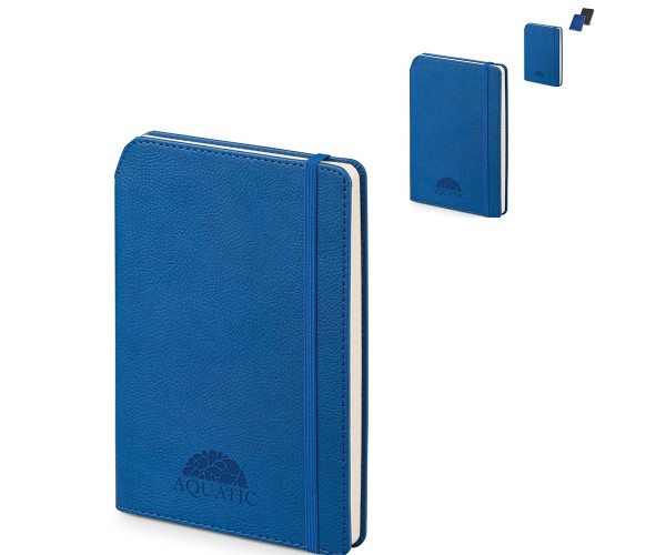 Caderno A5 com capa dura em c. sintético Personalizado - 93799