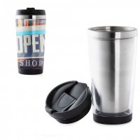 Caneca Inox 500ml Porta Foto Personalizada  -14432 