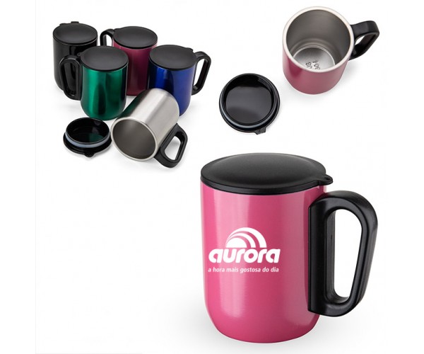 Caneca Inox Parede Dupla 250 ml  Personalizada -  18622