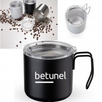  Caneca Inox Parede Dupla 350 ml Personalizada - 18625