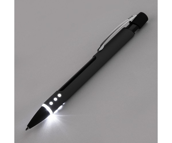 Caneta Semimetal Led Personalizada-14180
