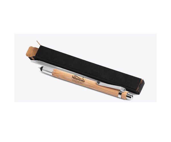 Caneta  Touch Ecológica de Bambu Personalizada- CE-76003